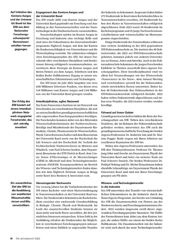 SNI-Jahresbericht 2022 - Page 10