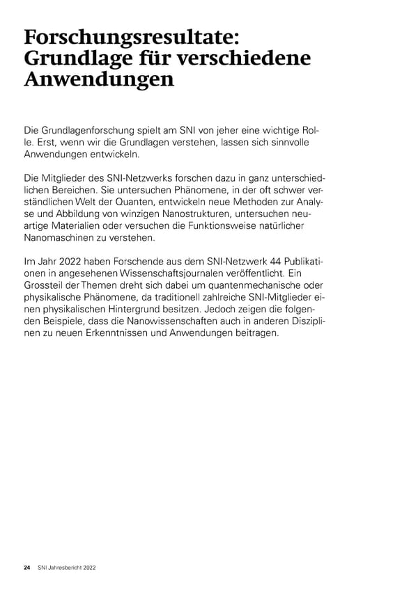 SNI-Jahresbericht 2022 - Page 24