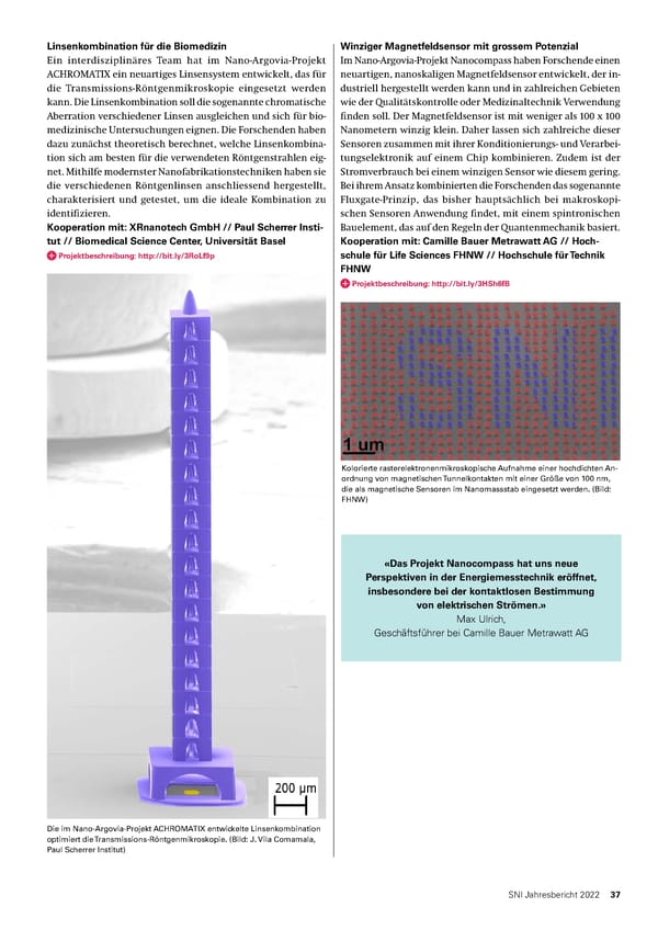 SNI-Jahresbericht 2022 - Page 37