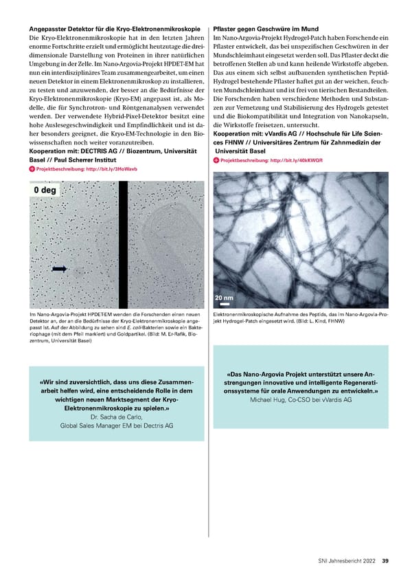 SNI-Jahresbericht 2022 - Page 39