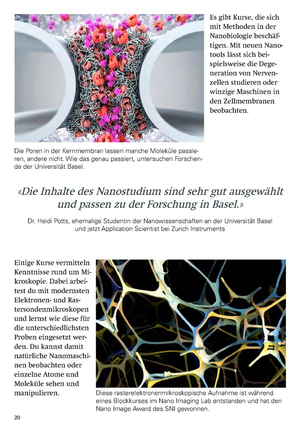 Studium Nanowissenschaften an der Universität Basel - Page 20
