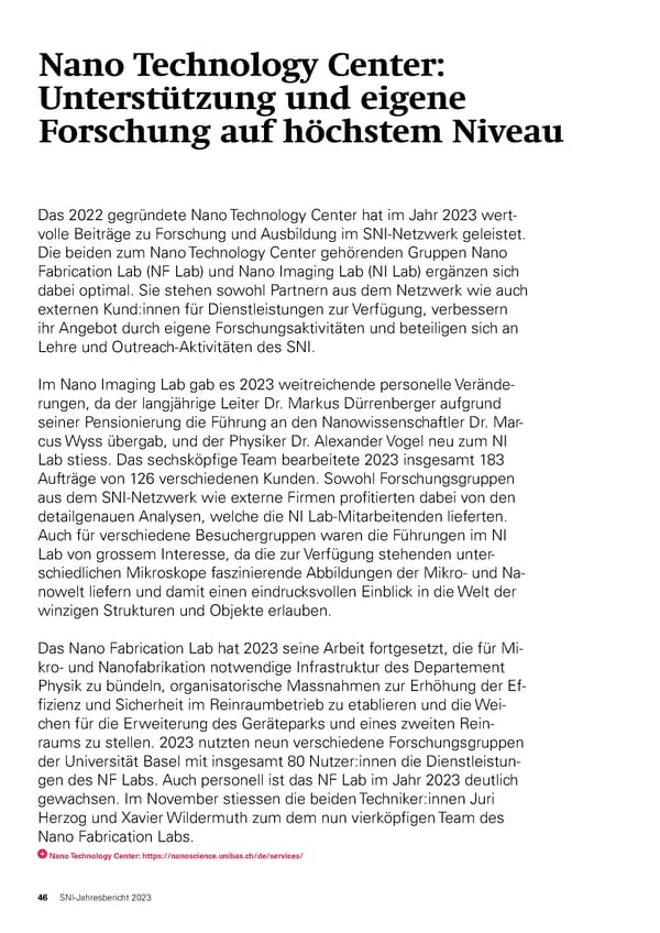 Jahresbericht 2023 - Page 46