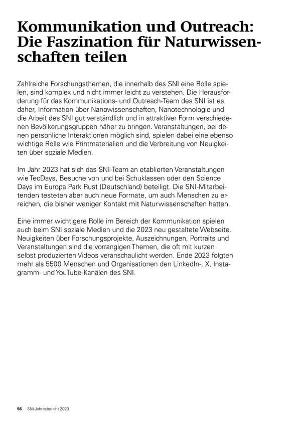 Jahresbericht 2023 - Page 56