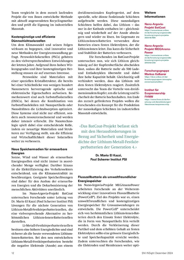 SNI INSight Dezember 2024 - Page 12