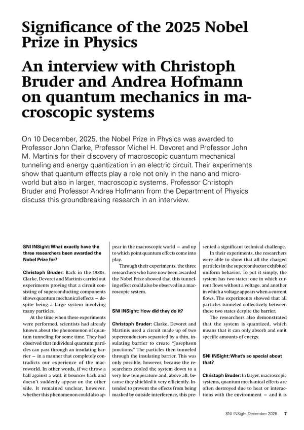 SNI Insight December 2025 - Page 7