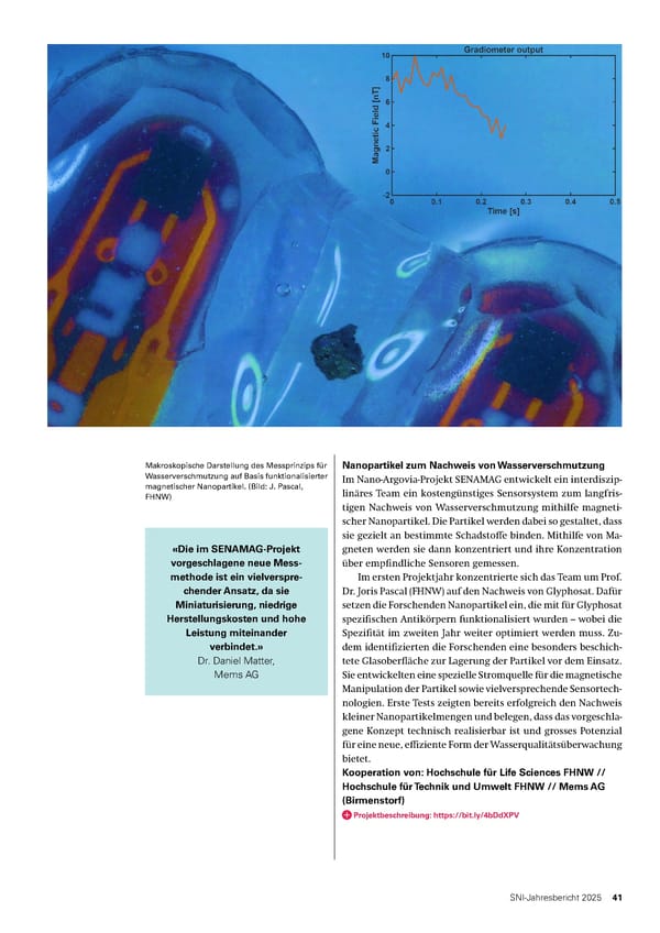 Jahresbericht 2025: Swiss Nanoscience Institute - Page 41