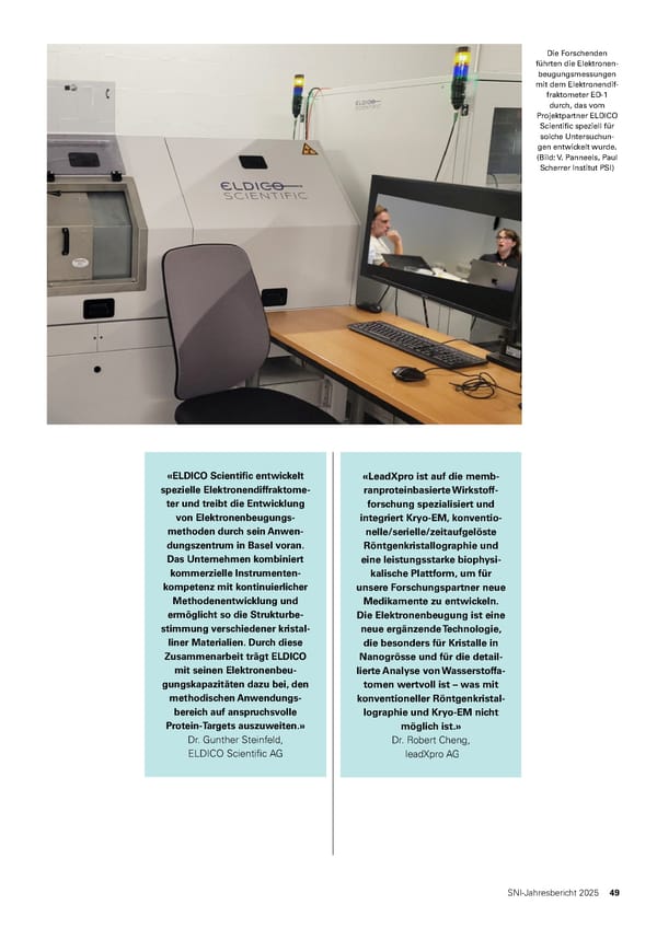 Jahresbericht 2025: Swiss Nanoscience Institute - Page 49