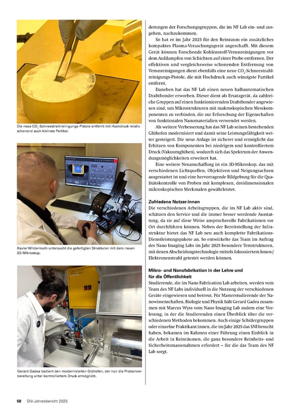 Jahresbericht 2025: Swiss Nanoscience Institute - Page 58