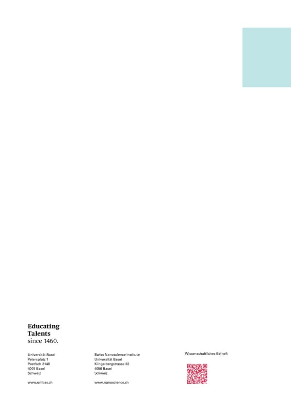 Jahresbericht 2025: Swiss Nanoscience Institute - Page 72