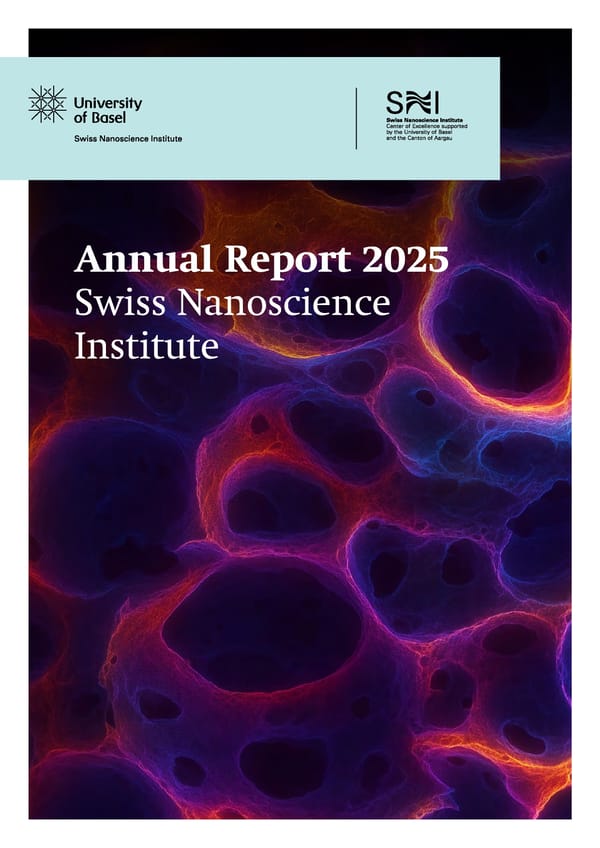 Annual Report 2025 - Swiss Nanoscience Institute - Page 1