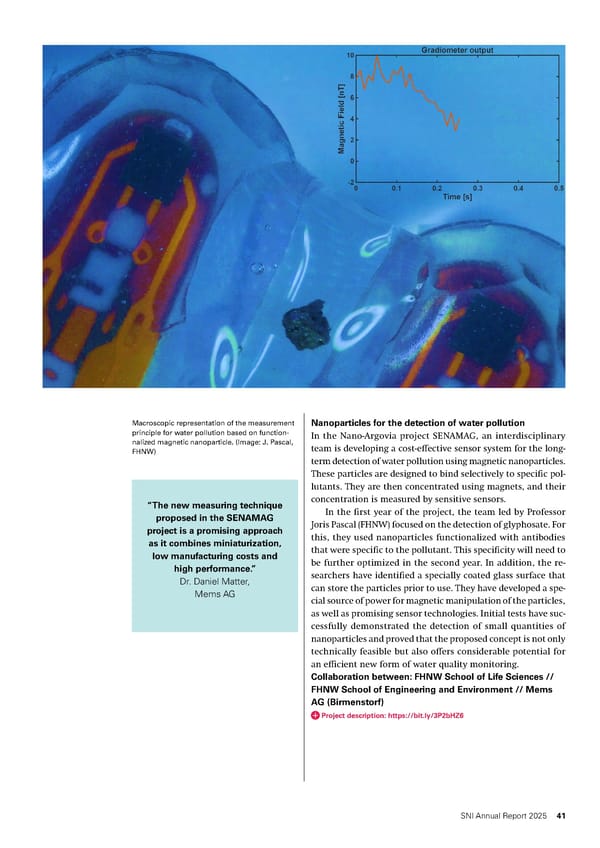 Annual Report 2025 - Swiss Nanoscience Institute - Page 41