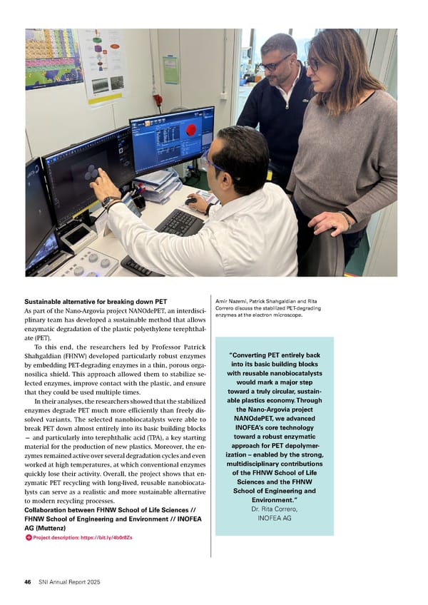 Annual Report 2025 - Swiss Nanoscience Institute - Page 46