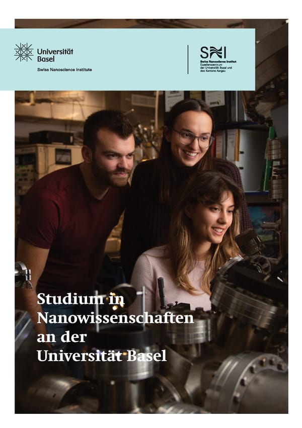 Studying Nanosciences at the University of Basel - Page 1