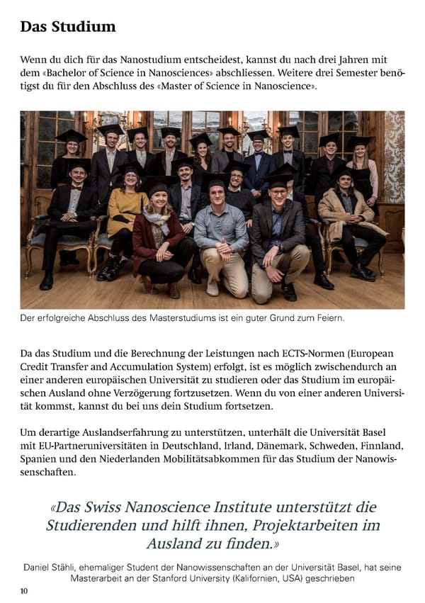 Studying Nanosciences at the University of Basel - Page 12