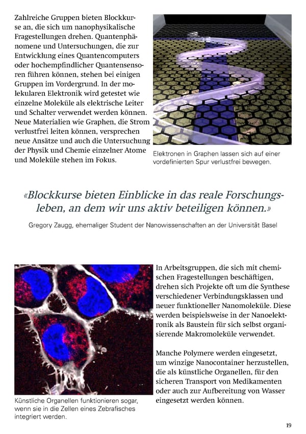 Studying Nanosciences at the University of Basel - Page 21