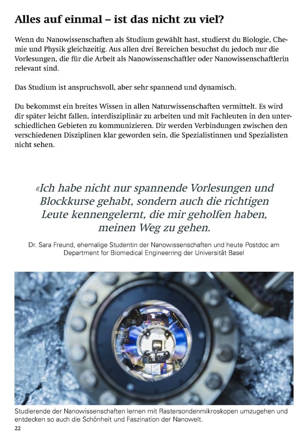Studying Nanosciences at the University of Basel - Page 24