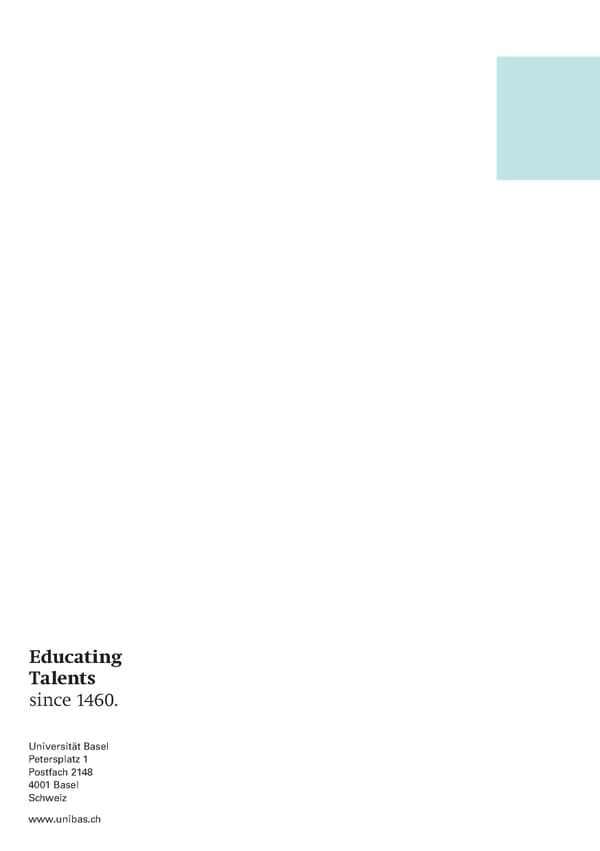 Studying Nanosciences at the University of Basel - Page 36