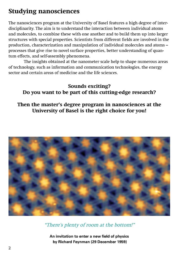 Master's Degree Program in Nanosciences at the University of Basel - Page 4