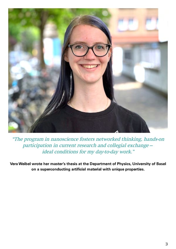 Master's Degree Program in Nanosciences at the University of Basel - Page 5