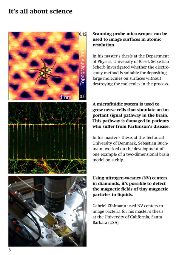 Master's Degree Program in Nanosciences at the University of Basel - Page 10