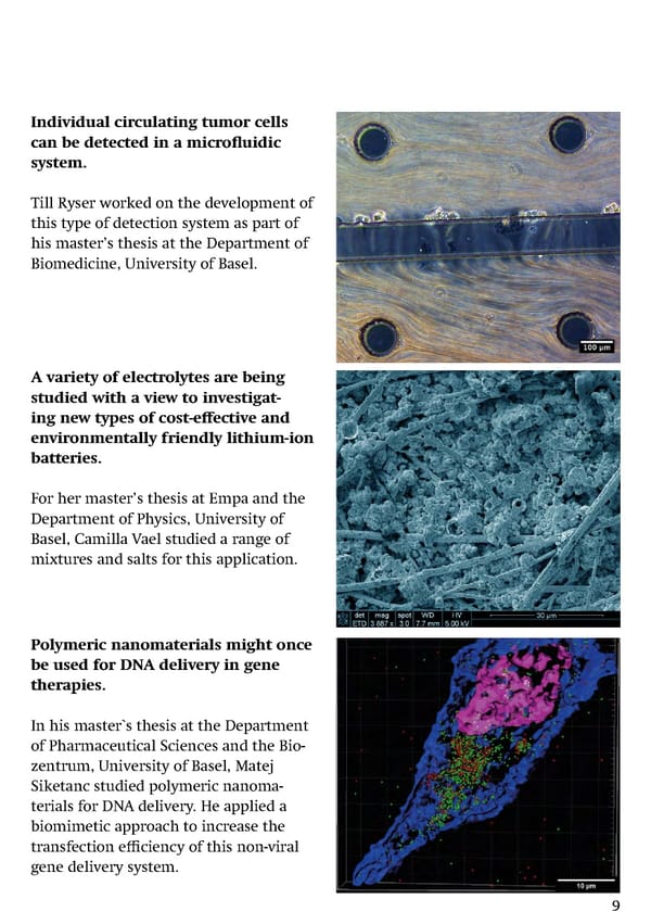 Master's Degree Program in Nanosciences at the University of Basel - Page 11