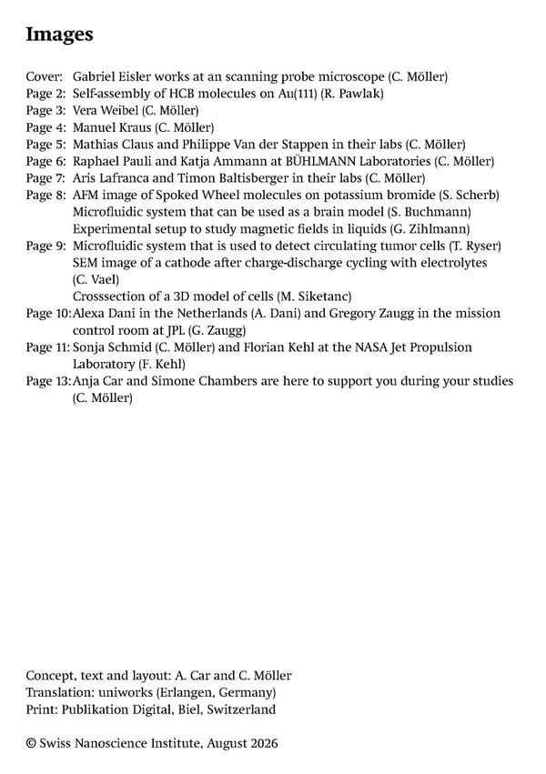 Master's Degree Program in Nanosciences at the University of Basel - Page 17